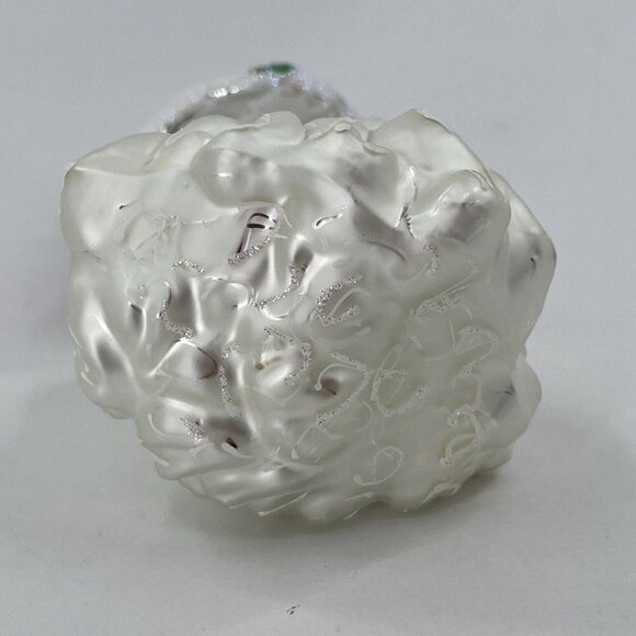 Christopher Radko HATS OFF Santa 2 pc Christmas Ornament Mouth Blown Hand Paint - Picture 11 of 13